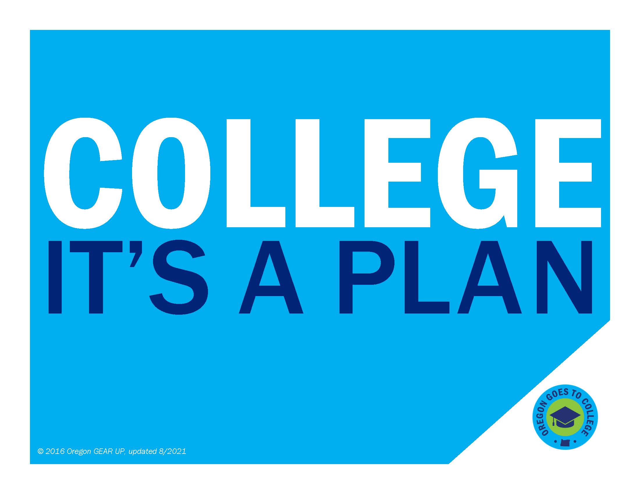 Screenshot of College Plan Poster