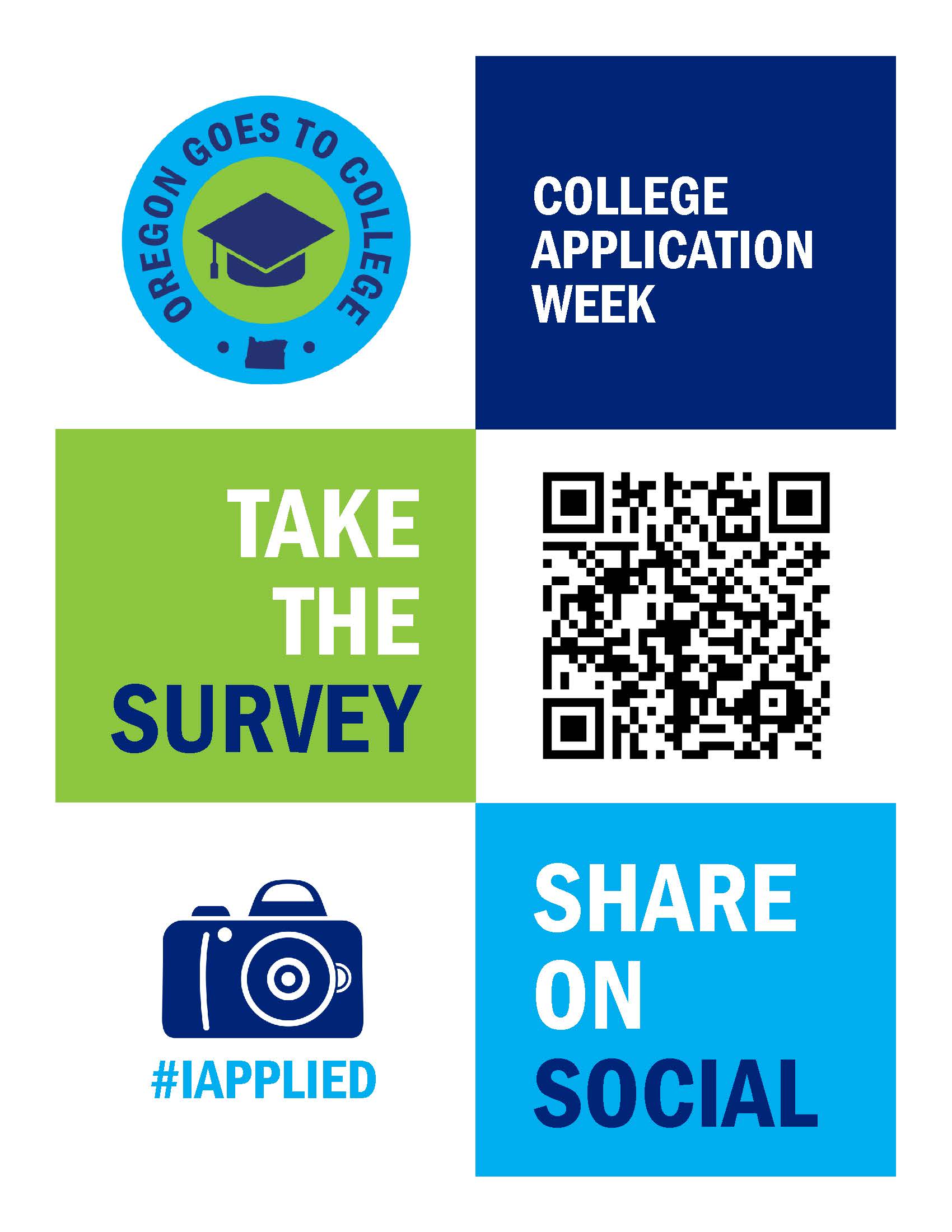 Screenshot of CAW student survey poster