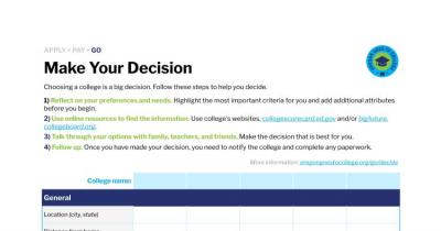 Screenshot of Make Your Decision